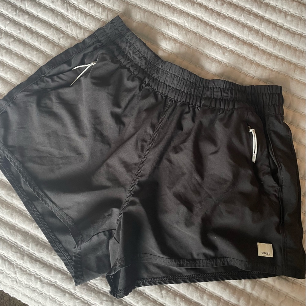Vuori Black Athletic Shorts